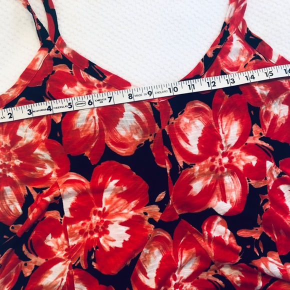 INC. International Concept Nostalgia Floral Fit and Flare Cami Size L - Picture 9 of 11